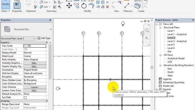 2- Slabs + Beams Modeling on Revit Structure смотреть онлайн