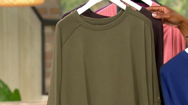 zuda Z-Knit Ribbed Poncho on QVC смотреть онлайн