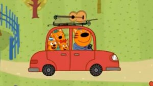 Мультфильм про трёх котов для малышей - Два кота и кошечка для детей - Мультики