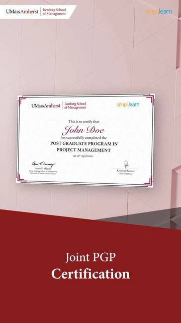Project Management Program | University Of Massachusetts Amherst | #Shorts | Simplilearn смотреть онлайн