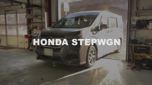 Honda StepWGN установка потолочного монитора