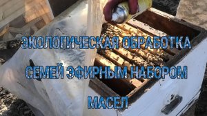 ОБРАБОТКА ПЧЁЛ ЭФИРНЫМ НАБРОМ МАСЕЛ АПИСТАНЗОЛЬ.