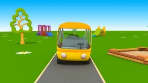 Строительные машины, гаражи и автобусы с ПЛЕЙ ДО. Видео для детей