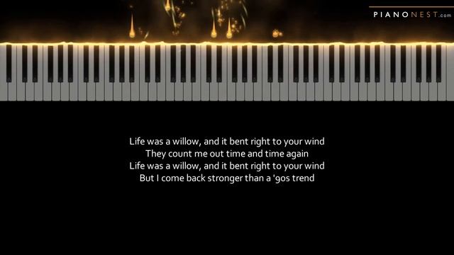taylor swift - willow - HIGHER Key (Piano Karaoke Instrumental) смотреть онлайн