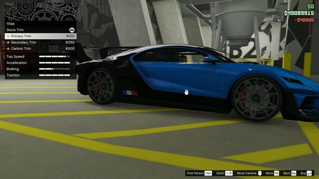 Bugatti Divo - Bugatti car Collection Truffade Thrax GTA ONLINE Gameplay 4K REAL NEW DLC смотреть онлайн