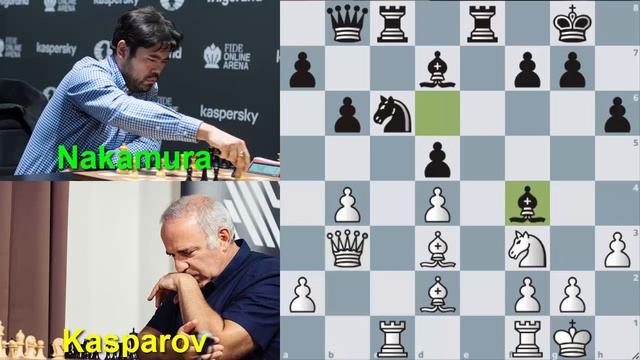 KING BLITZ!! Garry Kasparov (2552) Vs Hikaru Nakamura (2808) || Chess 9LX 2023 - R2