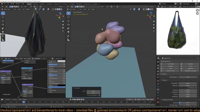 fruits in plastic bag - Blender modeling challenge live stream смотреть онлайн