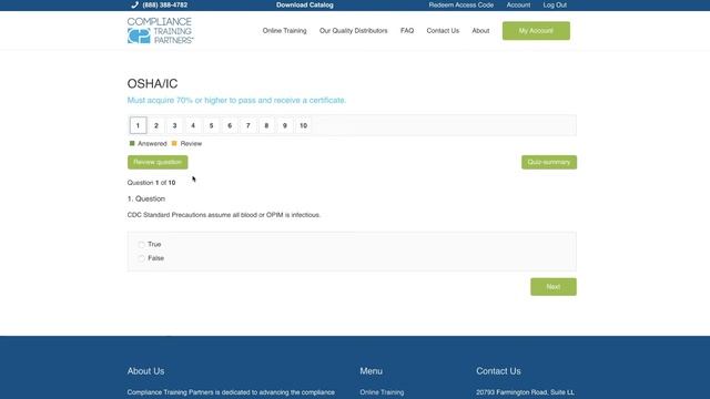 Tutorial - Begin Your Online Training with Compliance Training Partners смотреть онлайн