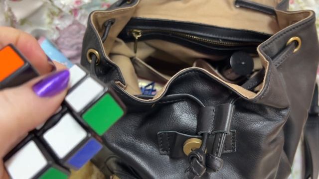 What's in my Minooy Doris Leather Backpack & Celaeno Mini Wallet. смотреть онлайн