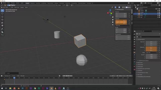 Crear Keyframes de Animación en Blender 3D смотреть онлайн