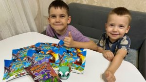 Распаковка КБ красное белое повелители неба, волчок монстро скейт, пучеглазики