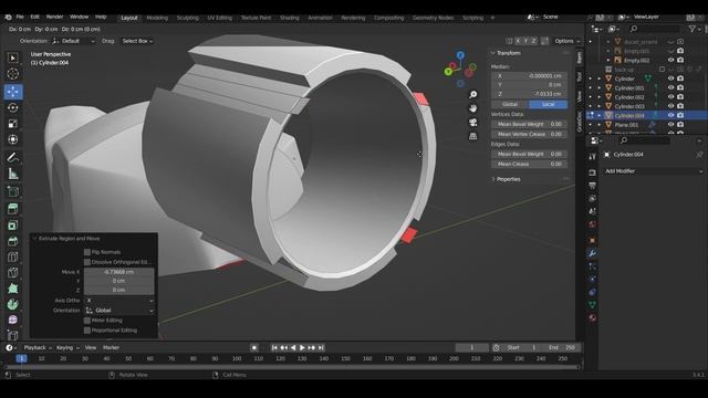 sci fi hover bike ( Time Laps )/Blender / Davinci Resolve смотреть онлайн