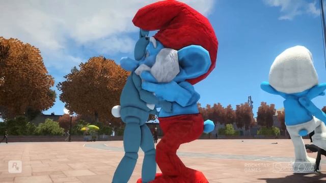 THE SMURFS VS FIVE NIGHTS AT FREDDY'S смотреть онлайн