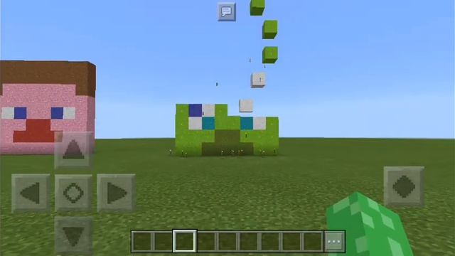 Построил голову своего скина в Майнкрафте из цемента и факелов. смотреть онлайн