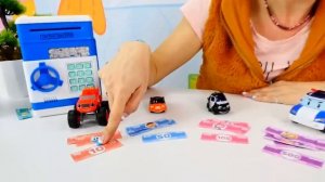 Вспыш, Робокар Поли и машинки из мультика Городские герои