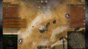 Как играть на арте AMX 13 F3.  Обзор арты 6го уровня.  Степи. World of tanks.
