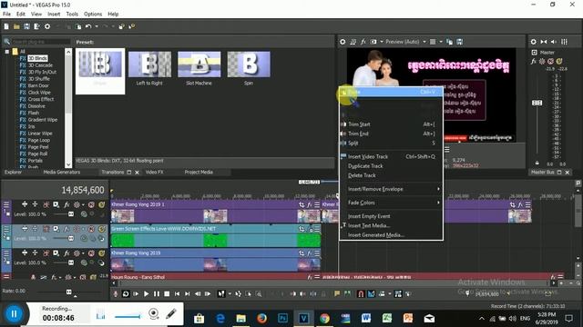 How to edit video in sony vegas pro 15 Speak Khmer смотреть онлайн