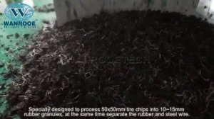 Шредер для измельчения резины и машина для разделения меттала из каучука