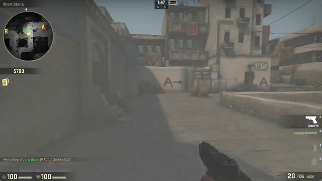 CS:GO Simple Smoke to Short on Long on Dust 2 смотреть онлайн