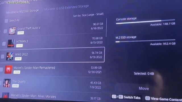 PS5 XPG GAMMIX S70 BLADE M.2 SSD