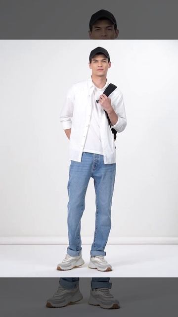 Slim Fit Printed Casual Shirt смотреть онлайн