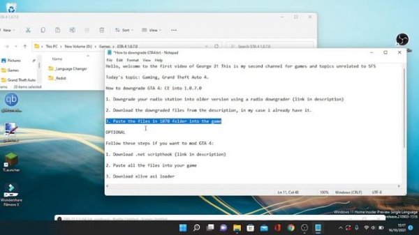 How to Downgrade GTA 4 Into V1.0.7.0!