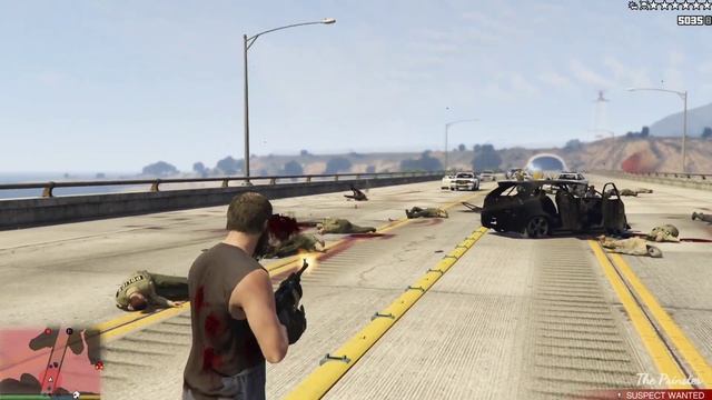 Trevor Best Six Star Rampage On Bridge | GTA 5 | six star escape | gta 5 six star escape смотреть онлайн