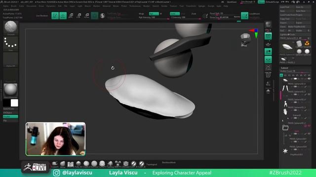 Exploring Character Appeal – Layla Viscu – ZBrush 2024