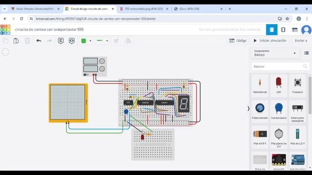 Simulaciones de circuitos en TINKERCAD смотреть онлайн