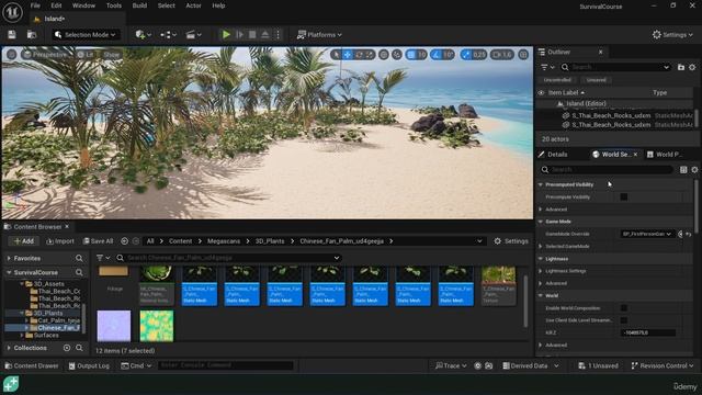 13 - Paint Foliage Rocks and Corals смотреть онлайн