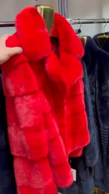 Норковая шуба автоледи Английский воротник 😍 смотреть онлайн