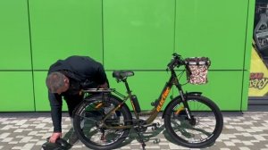 Электровелосипед Cubic-Bike ELECTRIC 26" Хаки 500ватт 8Ач 48В