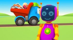 Веселая Школа: фургон с мороженым! Развивающие видео для детей про Щенячий Патруль и Автобус Тайо