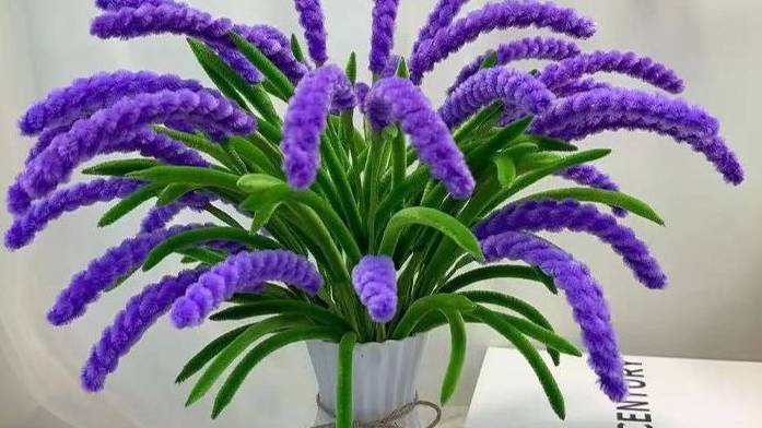 Букет цветов из синельной проволоки смотреть онлайн