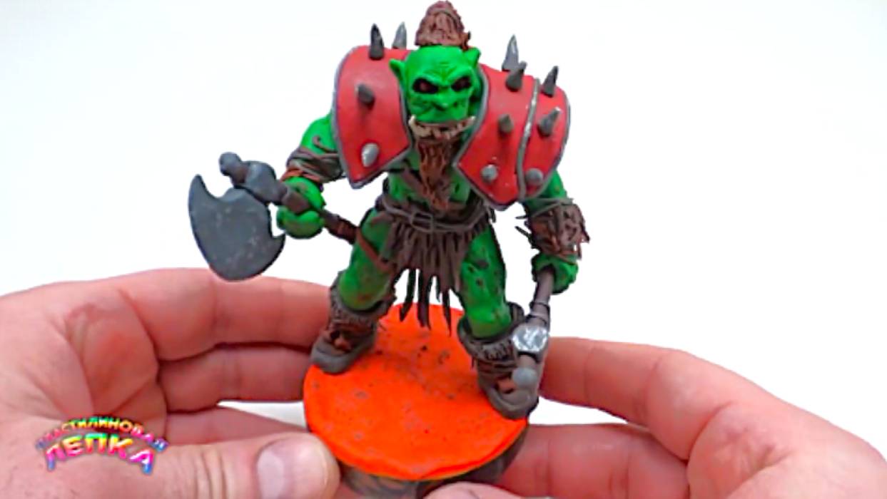 WARCRAFT Фигурка из Пластилина смотреть онлайн