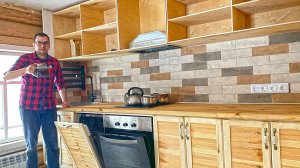 Новая кухня в доме прадеда запущена! Почти всё заработало. Остались лишь доделки