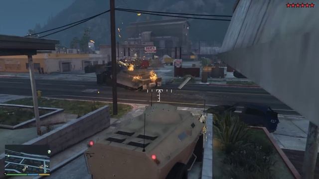GTA 5 RDE 4.0 -  Cluckin Bell Chicken Factory Ballas Shootout + Ten Star Escape