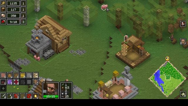 Обучение по постройке базы в Minecraft RTS Mod смотреть онлайн