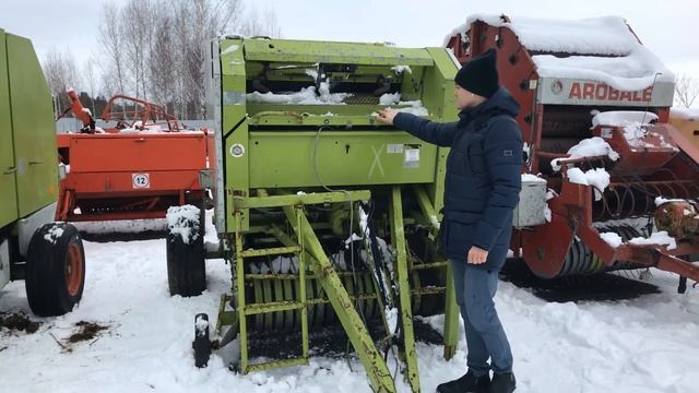 Обзор прессподборщика рулонного Клас Claas Rollant 46 смотреть онлайн