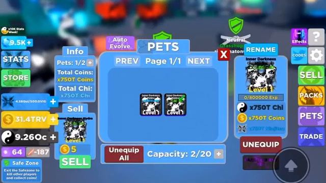 Ninja Legends ZX Legend Hydra Pet, Gameplay #3, Chaos Sensei смотреть онлайн