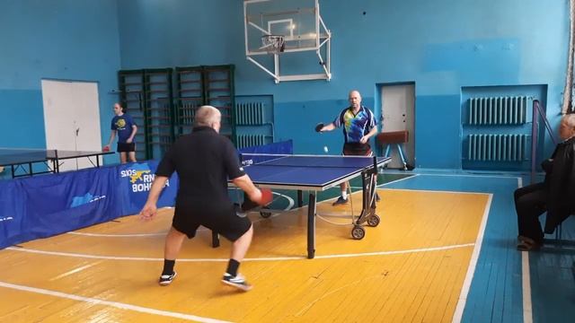 Н.Бурков: О.Елетенко!Мощная игра, двух Горловских ветеранов, в группе на Турнире!1-й сэт! смотреть онлайн