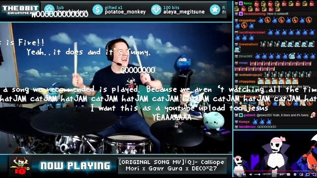 【ドラマーニキ】、【Calliope】と【Gura】の「Q」を初見でアレンジ！＆どっちが怖いと思う？【ホロライブ/HololiveEN】 смотреть онлайн