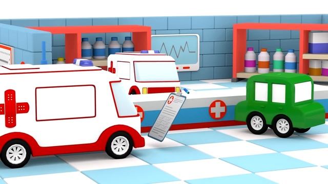 Игры в больничку - Гекко едет на рентген! Развивающие мультики Веселая Школа для малышей смотреть онлайн