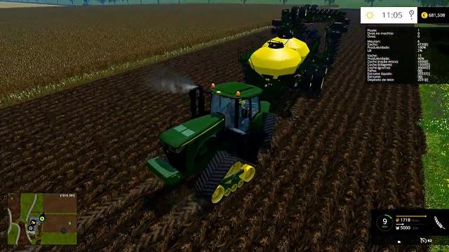 Tractor John Deere 9560 R Dual Wheels