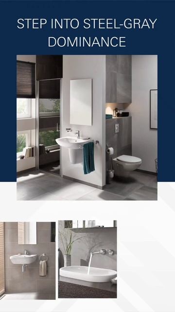 GROHE STEP INTO STEEL GRAY DOMINANCE | GROHE BATH DESIGN | SQUAREFEET BATH SHOP SURAT #modernbath смотреть онлайн