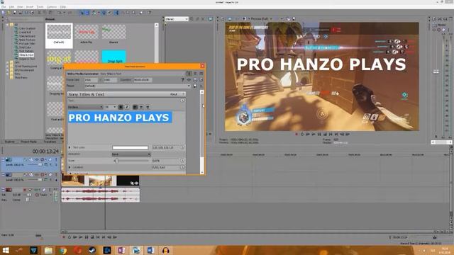 How to ADD TEXT to your video in Vegas PRO смотреть онлайн