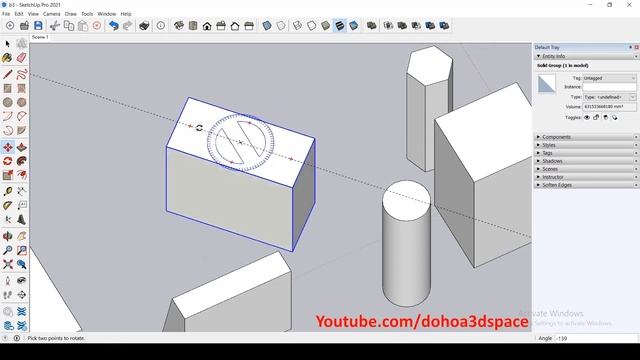 Bài 3 : Sử dụng lênh Pull/Push, Move, Rotate, Scale trong SU2021 смотреть онлайн