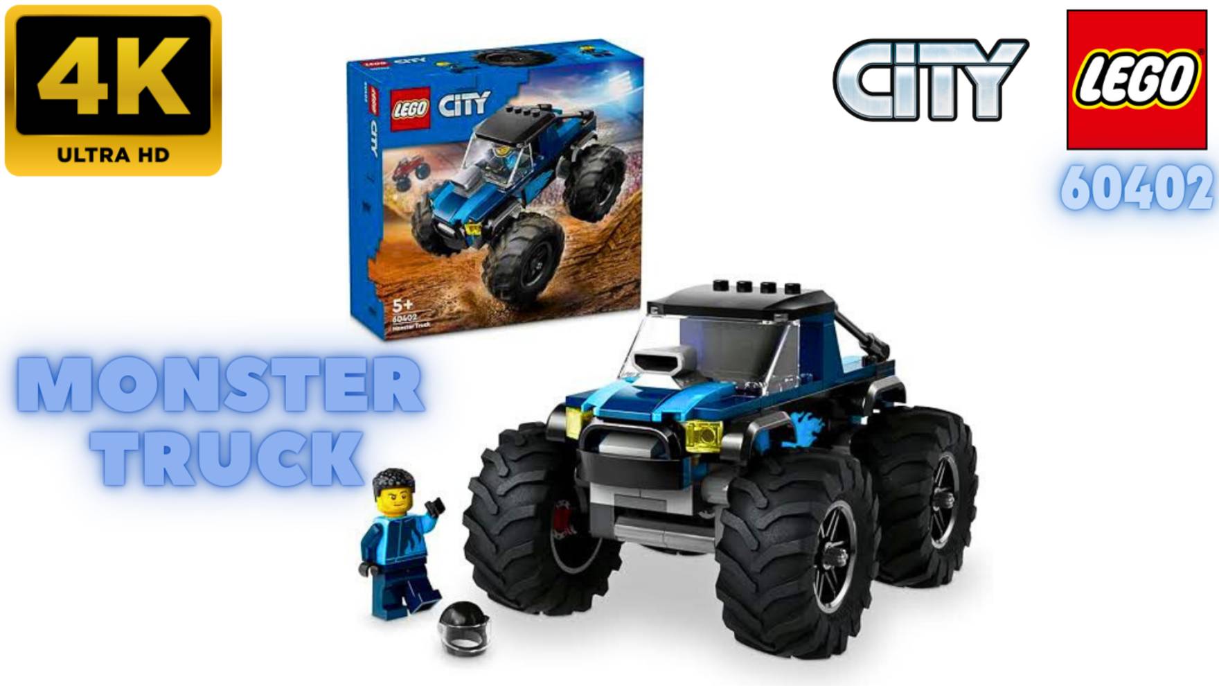 LEGO City 60402  MONSTER TRUCK. Unboxing (4K)