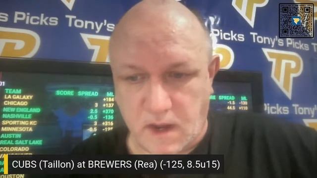 THE MORNING STEAM - Live Sports Picks For Thursday, May 30, 2024 - From TonyPicks.com