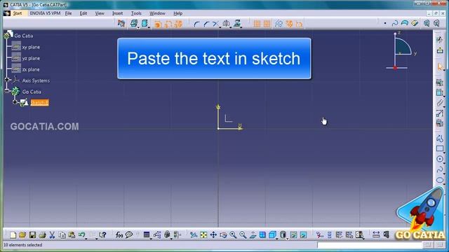 CATIA PART DESIGN - Embossed text смотреть онлайн